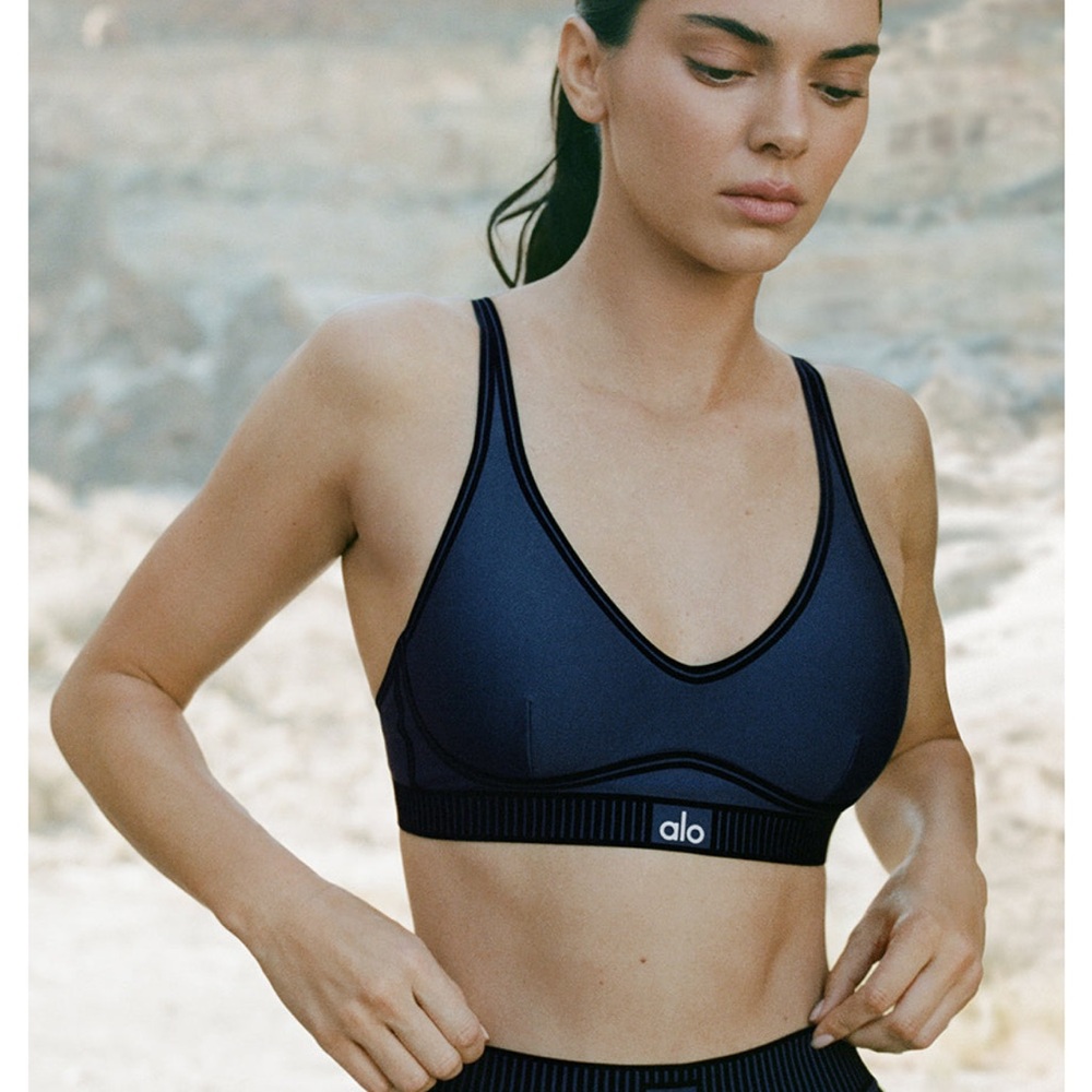 ALO Yoga Navy Sports Bra